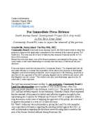 Final Draft Press Release – May 2022