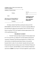 Verified Petition and Complaint – February 2020